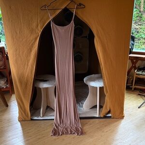 SKIMS Tan Maxi Dress